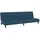 vidaXL Schlafsofa 2-Sitzer Blau Samt