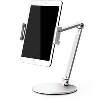 NPO Mobile Phone Ständer Tablet Ständer, iPad Ständer, Stabiler Ganzmetall Tablet Halterung Verstärkung iPad Stand Halter Dock für Alle Tablet/Smartphones und weiteres Geräte von 4.7 bis 12.9 Zoll