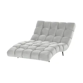 Switch Relaxliege Delphi Velours 120 x 84 x 168 cm Grau
