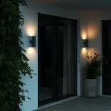 Nordlux Kyklop Ripple Wandleuchte GU10 schwarz