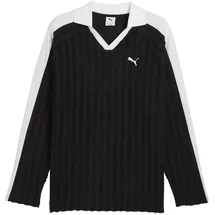 Puma T7 Relaxed Langarmpolo schwarz M