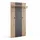 HBZ Garderobenpaneel Lagos in Anthrazit, BxHxT 80x150x28 cm (B/H/T)