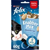 felix® Katzen-Leckerli KnabberMix Milchmäulchen 8x 60,0 g