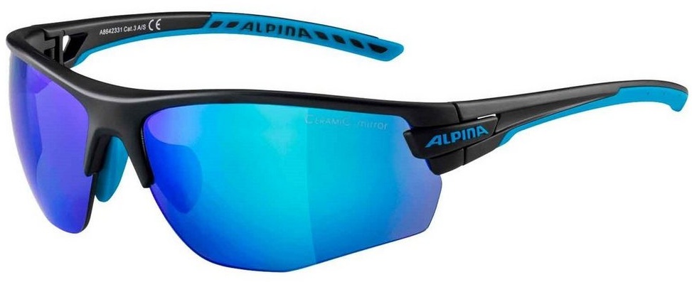 Alpina Sports Sportbrille TRI-Scray 2.0 HR Sonnenbrille Herren blau|schwarz