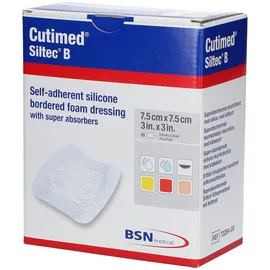 CUTIMED Siltec B Schaumverb.7.5x7.5 cm m.Haftr.
