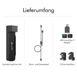Carlinkit FireDrive Link Adapter Schwarz