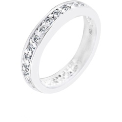 Elli Bandring Kristalle 925 Silber Ringe   Damen 