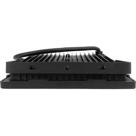 Gtv Außenstrahler Aluminium, Glas 50 W 4000 lm wetterfest IP65 schwarz