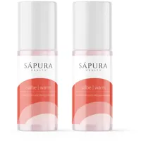SAPURA Wärmesalbe Roll-On - Wärmebalsam Muskelverspannung Nacken Schulter | SAPURA 100 ml Salbe