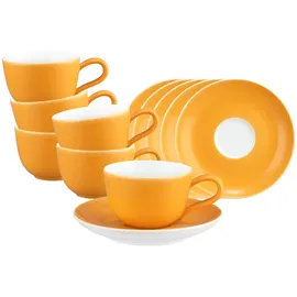 SELTMANN WEIDEN Espressotasse mit Untertasse 0,09 l Mango Orange 6 St.