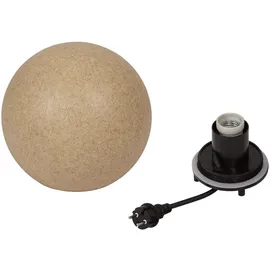 KANLUX Gartenkugel Außenleuchte Terrakotta Ø 20 cm inkl. Erdspieß IP65 E27