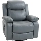 Homcom Relaxsessel mit Massagefunktion Elektrisch Drehbar Kunstleder