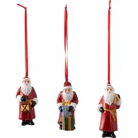 Villeroy & Boch Nostalgic Ornaments Ornamente Santa Claus Set 3-tlg.