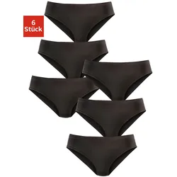 Jazz-Pants Slips PETITE FLEUR, Damen, Gr. 48 (48), schwarz, Obermaterial: 100% Baumwolle, unifarben, körpernah, Unterhosen, aus reiner Baumwolle