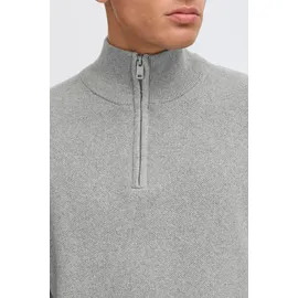 !Solid Troyer SDFinnet", Herren, Gr. XL, grau (griffin melange), Obermaterial: 70% Baumwolle CO recyc.. 30% Polyester Pol. recyc.., Pullover Troyer