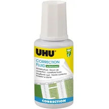 UHU CORRRECTION Fluid, waterbased, 20 ml, weiß