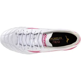 Mizuno Morelia Neo IV Pro AG Herren Weiß/Pink 43