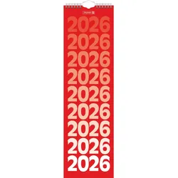 Brunnen Streifenkalender Modell 702 13x45cm 1 Woche/Seite 2026