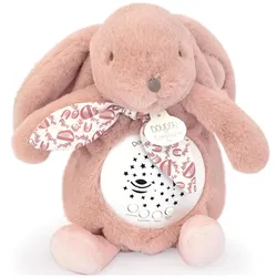 DOUDOU Nachtlicht Sterne&Musik, Hase rosa 19cm