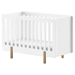 Gitterbett Simple ca. 60x120 cm Weiß