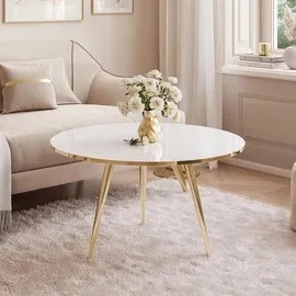 lookway Soleil Gold Hochglanz rund 70 x 47 cm