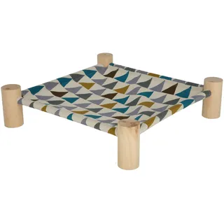 Kerbl 81811 Hängematte für Nager, Kleintierbett Hängebett Canvasstoff 38x38x10cm