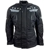 ROLEFF RACEWEAR RO773 lange Textil Motorradjacke »RO 773 S« Mit Sicherheitsstreifen schwarz,