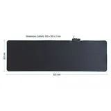 DeLock 12555 Mauspad beleuchtet USB-Anschluss Schwarz