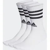 adidas 3-Streifen Cushioned Crew Socken 3 Paar White / Black 19-21