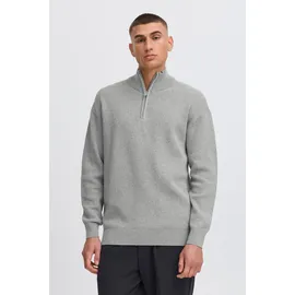 !Solid Troyer SDFinnet", Herren, Gr. XL, grau (griffin melange), Obermaterial: 70% Baumwolle CO recyc.. 30% Polyester Pol. recyc.., Pullover Troyer