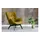 Konsimo Sessel Glori Velours 78 x 94 x 88 cm Gelb