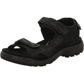 ECCO Herren Yucatan Plus W Sandal, Black, 45