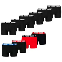 Puma MEN EVERYDAY BASIC BOXERS 10P in 002 - Red / Black | Gr.: L