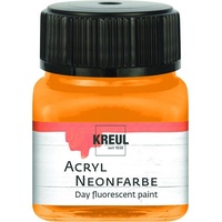 Kreul Acryl Neonfarbe neonorange, 20 ml