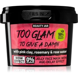 Beauty Jar Too Glam To Give A Damn Gelmaske gegen die ersten Anzeichen von Hautalterung 120 g