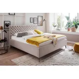 Meise Möbel meise.möbel Stauraumbett »La Maison«, beige + 58199355-0 Samt,