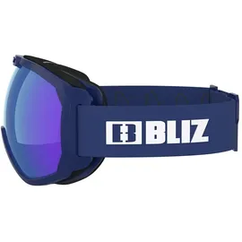 Bliz Charge Otg Skibrille - Matt Dark Blue W White Logo - Brown Blue/CAT3