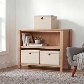 Songmics Aufbewahrungsbox 43 x 30 x 30 cm 3-tlg. beige
