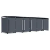 Westmann Mülltonnenbox 80 x 116 cm grau