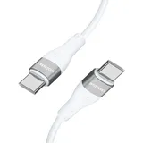 wozinsky WSTCC2 Weißes USB-C/USB-C PD-Kabel 65W 2m