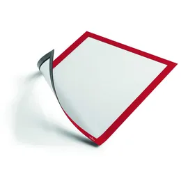 Durable Info-Rahmen A4 selbstklebend mit Magnetverschluss) 1 Stück, rot 489903