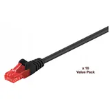 MicroConnect U/utp Cat6 2m Schwarz 10 Stück = Microconnect