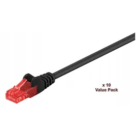 MicroConnect U/utp Cat6 2m Schwarz 10 Stück = Microconnect