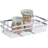 Wenko Universalregal Style Küchen-Ablage, Küchenregal Silber glänzend