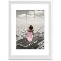 Hama Kunststoffrahmen Swing, Weiß, 50 x 70 cm
