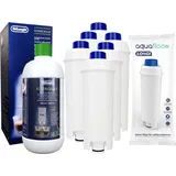 6x Wasserfilter von Wesper kompatible mit DeLonghi + Delonghi 500ml ecoDecalk entkalk