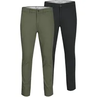 JACK & JONES Marco Dave Akm Hosen 2 Einheiten Black / Pack Dusty Olive 33 30