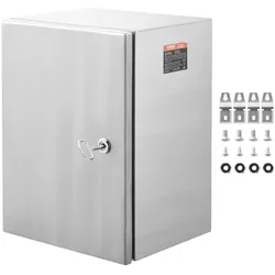 VEVOR 40,64x30,48x15,24 cm Edelstahl-Elektrogehäuse IP66 Wandmontage-Anschlussdose