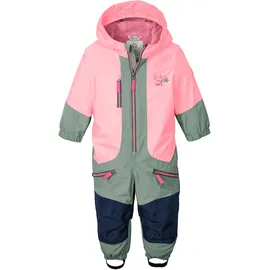 KILLTEC Overall "FIOS 21 MNS ONPC", Mädchen, Gr. 110/116, Normalgrößen, pink (hellpink), Obermaterial: 100% Polyester.Futter: 100% Polyester, FIRST INSTINCT BY KILLTEC, Overalls Overall, Wind- und wasserdichter Overall mit reflektierenden Elementen