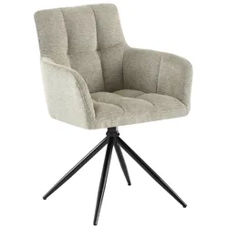 CLP Esszimmerstuhl Jonah Stoff taupe